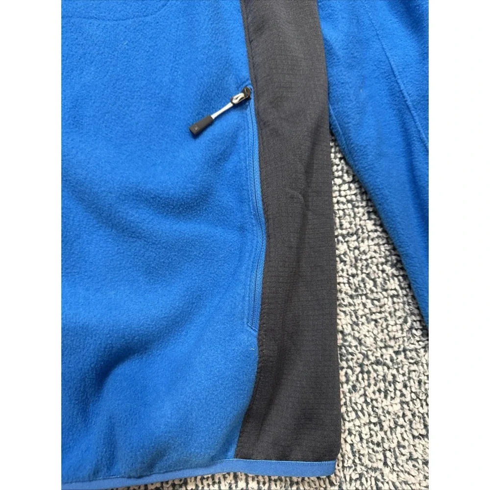 The North Face Men's Blue/Grey Full-Zip Performance Fleece Jacket Size XL
